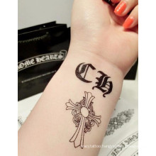 High Quality Black waterproof body temporary single color tattoo sticker